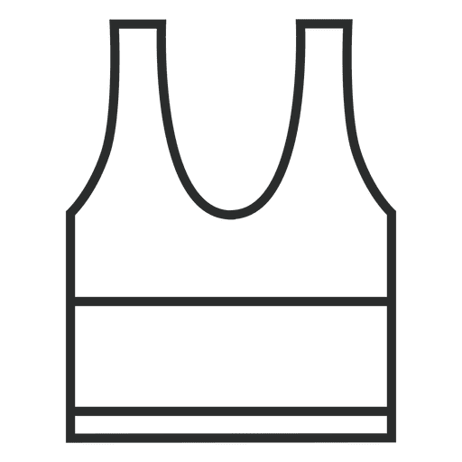 Stroke shirt icon striped Desenho PNG