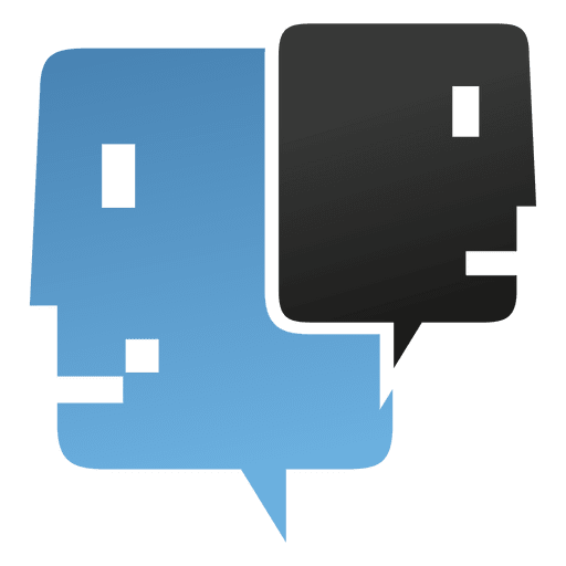 Icono de avatar de cabeza de apoyo Diseño PNG