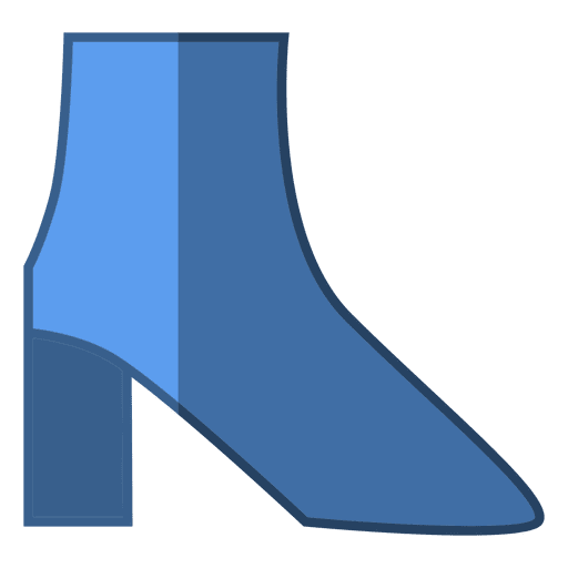 Blaue Stiefelkleidung PNG-Design
