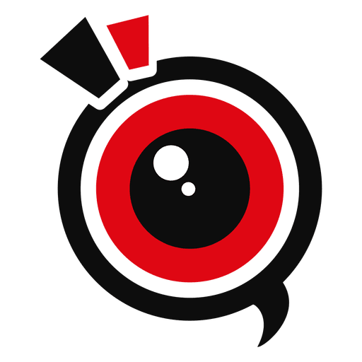 Logotipo de marketing de lentes de c?mara Diseño PNG