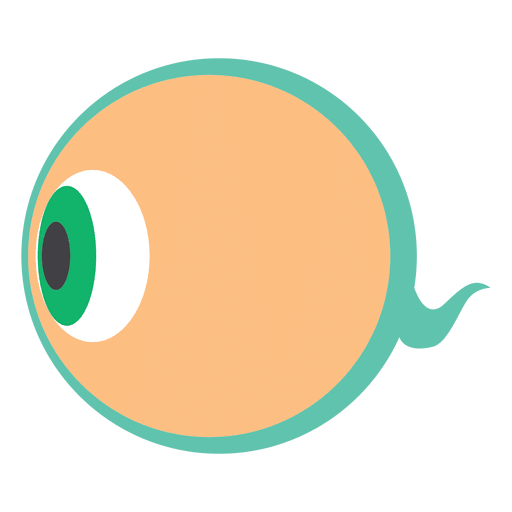 Icono de ojo de círculo Diseño PNG