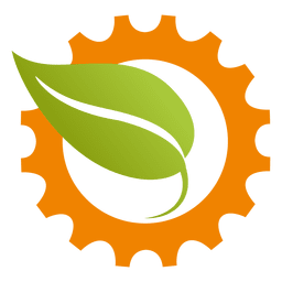 Cogwheel leaf icon Cogwheel leaf icon