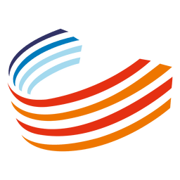 Icono de curvas de colores Transparent PNG