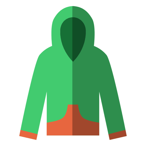 Suéter verde liso Desenho PNG
