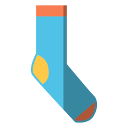 Roupa meia plana Desenho PNG