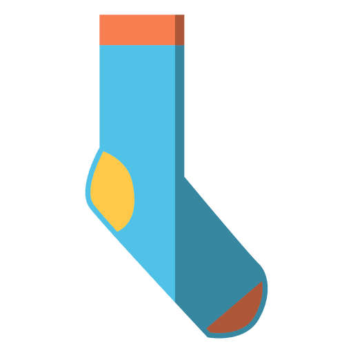 Flache Sockenbekleidung PNG-Design