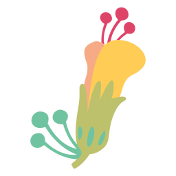 Ilustração de flor doodle Desenho PNG