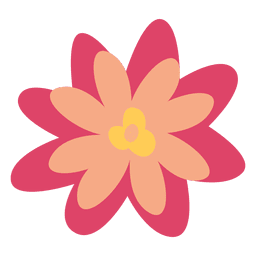 Ilustração de flor doodle simples Transparent PNG