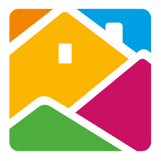 House triangles icon PNG Design