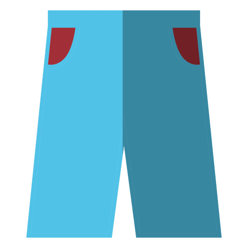 Jean short pockets - Transparent PNG & SVG vector file