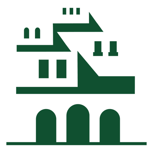 Nepoli Gebäude Piza Logo PNG-Design