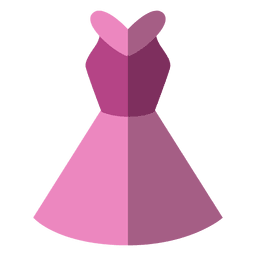 Vestido rosa ropa Diseño PNG