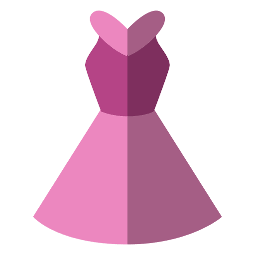 Pink dress clothing PNG Design