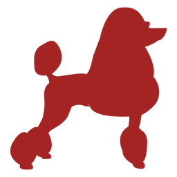Pudelhundeikone PNG-Design