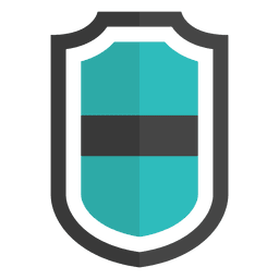 Shield emblem flat icon logo banner PNG Design