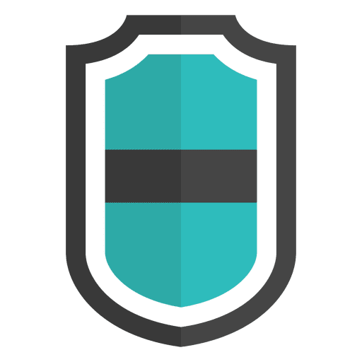 Shield emblem flat icon logo banner