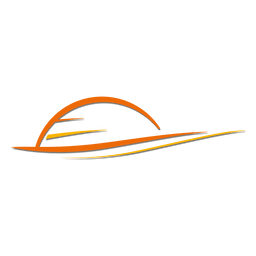 Logo de amanecer Diseño PNG