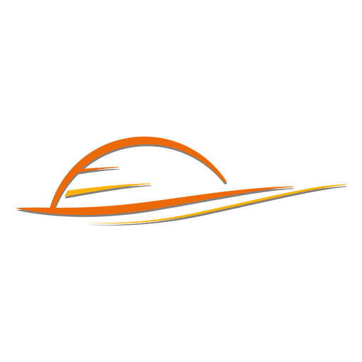 Logotipo do nascer do sol Desenho PNG