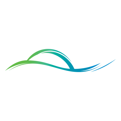 Wellenlinien-Logo PNG-Design