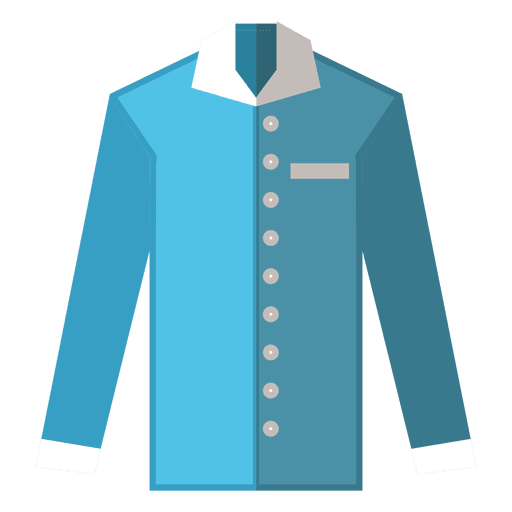Blaue Hemdkleidung PNG-Design