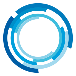 Logotipo de anillos de alta tecnología