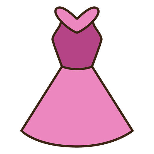 Pinkes Kleid PNG-Design
