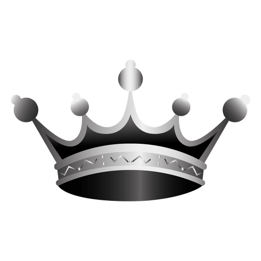 Ilustração realista do ícone da coroa Desenho PNG