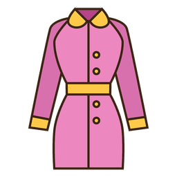 Vestir ropa de chaqueta Diseño PNG
