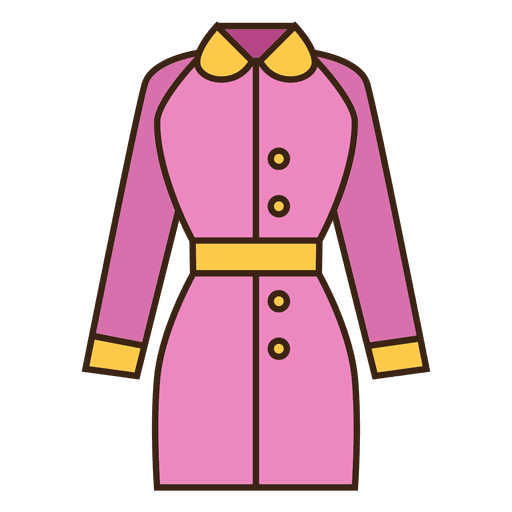Kleiderjacke anziehen PNG-Design