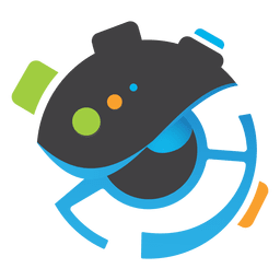 Logotipo de arte de círculos de olho Logotipo de arte de círculos de olho