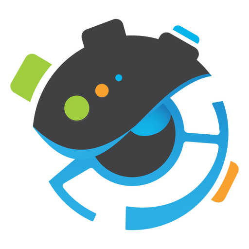 Logotipo de arte de círculos de ojos Diseño PNG