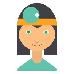 Flache Arztgesundheit PNG-Design