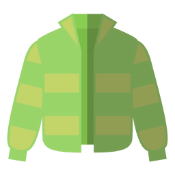 Ropa suéter a rayas planas Diseño PNG