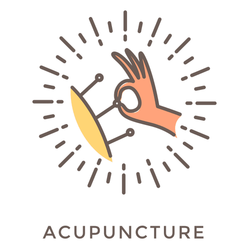 Gesundheitsmedizin Akupunktur PNG-Design