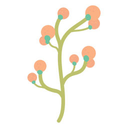 Plant Doodle Illustration PNG & SVG Design For T-Shirts