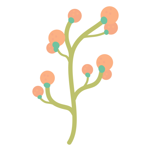 Ilustración de doodle de planta Diseño PNG