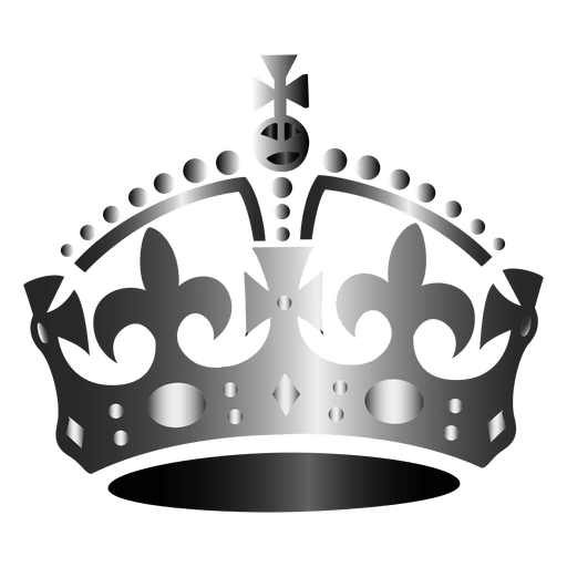Queen crown icon PNG Design