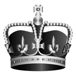 Ilustración de corona realista Diseño PNG