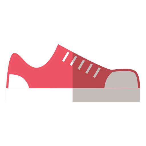 Sapatilhas de sapatos vermelhos