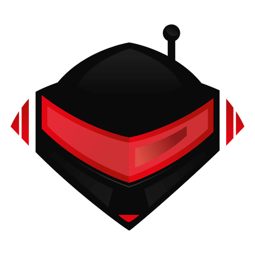 Roboter-Helm-Logo PNG-Design