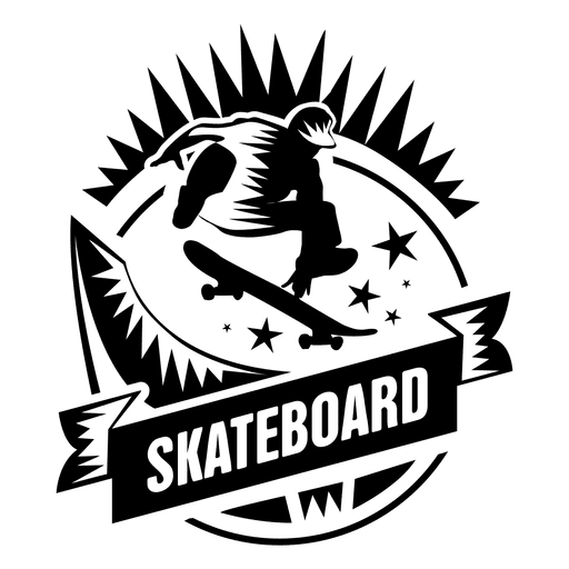 Logotipo do skatista