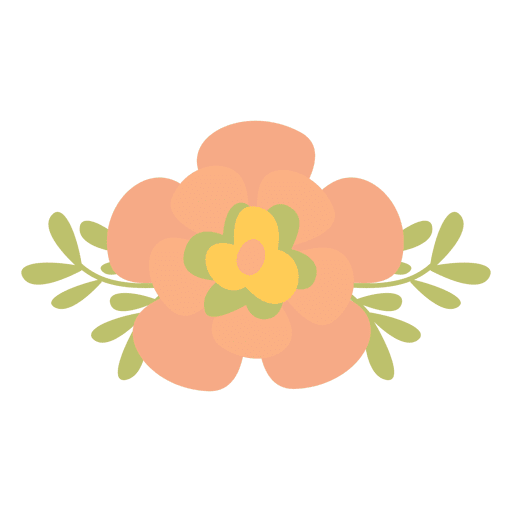 Kleine Blumenillustration PNG-Design