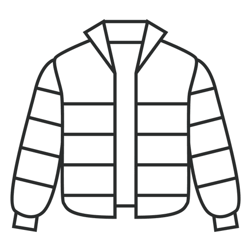 Stroke striped jacket clothing PNG Design
