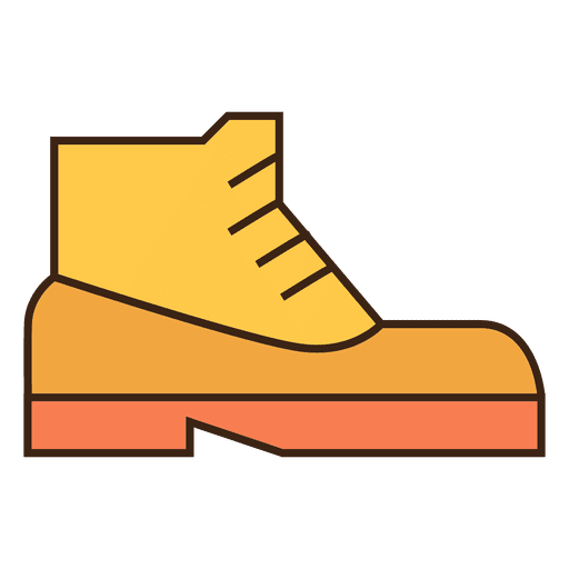 Gelbe Schuhe Turnschuhe PNG-Design