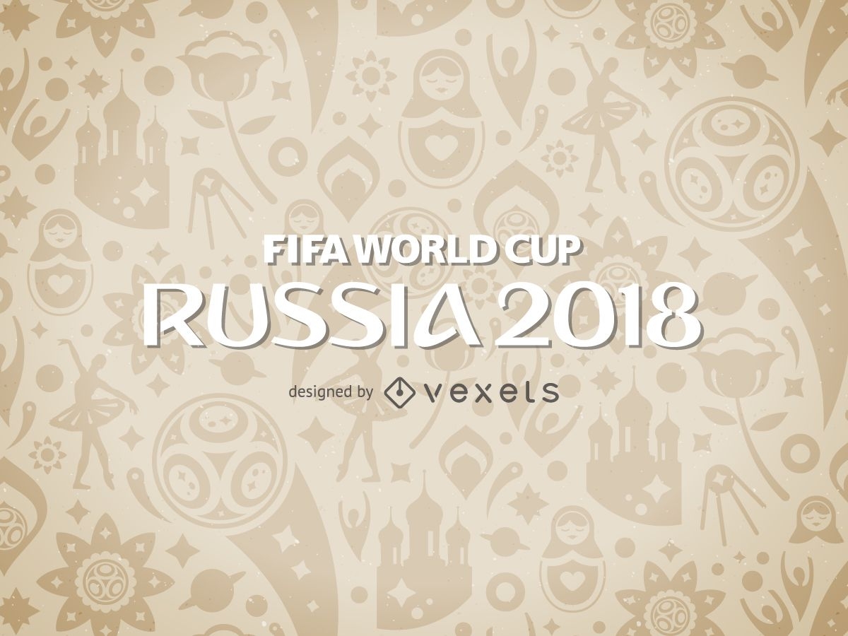 Patr?n de la Copa del Mundo Rusia 2018