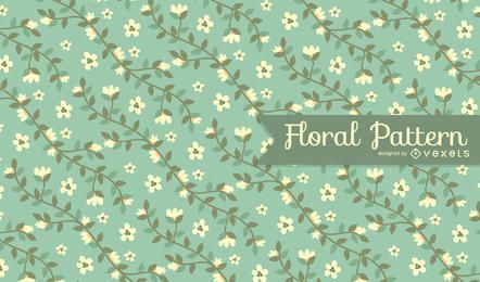 Padrão de flores de primavera