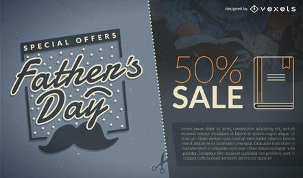 Promoción del Día del Padre al 50% de descuento