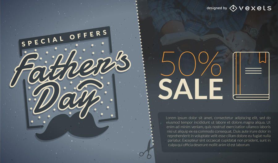 Father's Day promo for 50% sale Father's Day promo for 50% sale