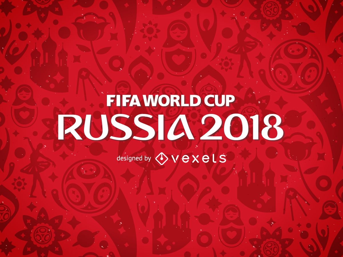 Russland 2018 FIFA WM-Muster