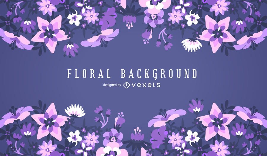 Lila Blumenhintergrundfeld Lila Blumenhintergrundfeld